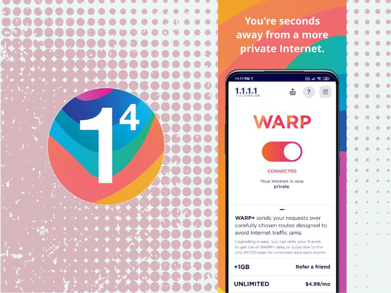 Tải 1111 MOD APK (Premium, Unlimited WARP+) v6.38.5 1111 Tối ưu hóa tốc độ kết nối