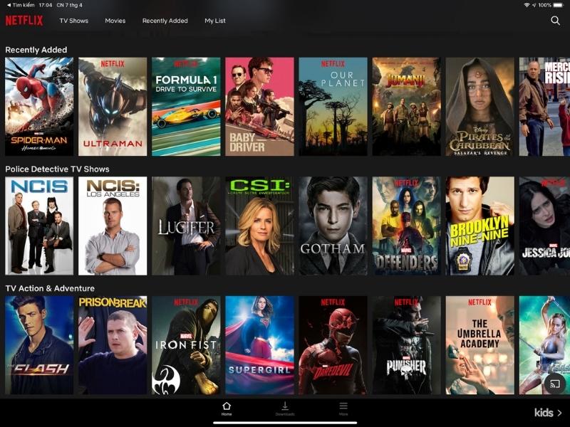 Tải Netflix Premium Apk (Mở Khóa) v9.44.0 Miễn Phí Netflix Kho phim khổng lồ, cập nhật liên tục
