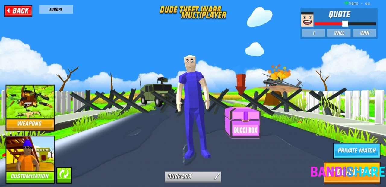 Tải Dude Theft Wars Theartpics MOD APK (Vô Hạn Tiền, Bất Tử, Menu) v0.87SC Hướng Dẫn Cách Chơi Dude Theft Wars Theartpics Mod Apk
