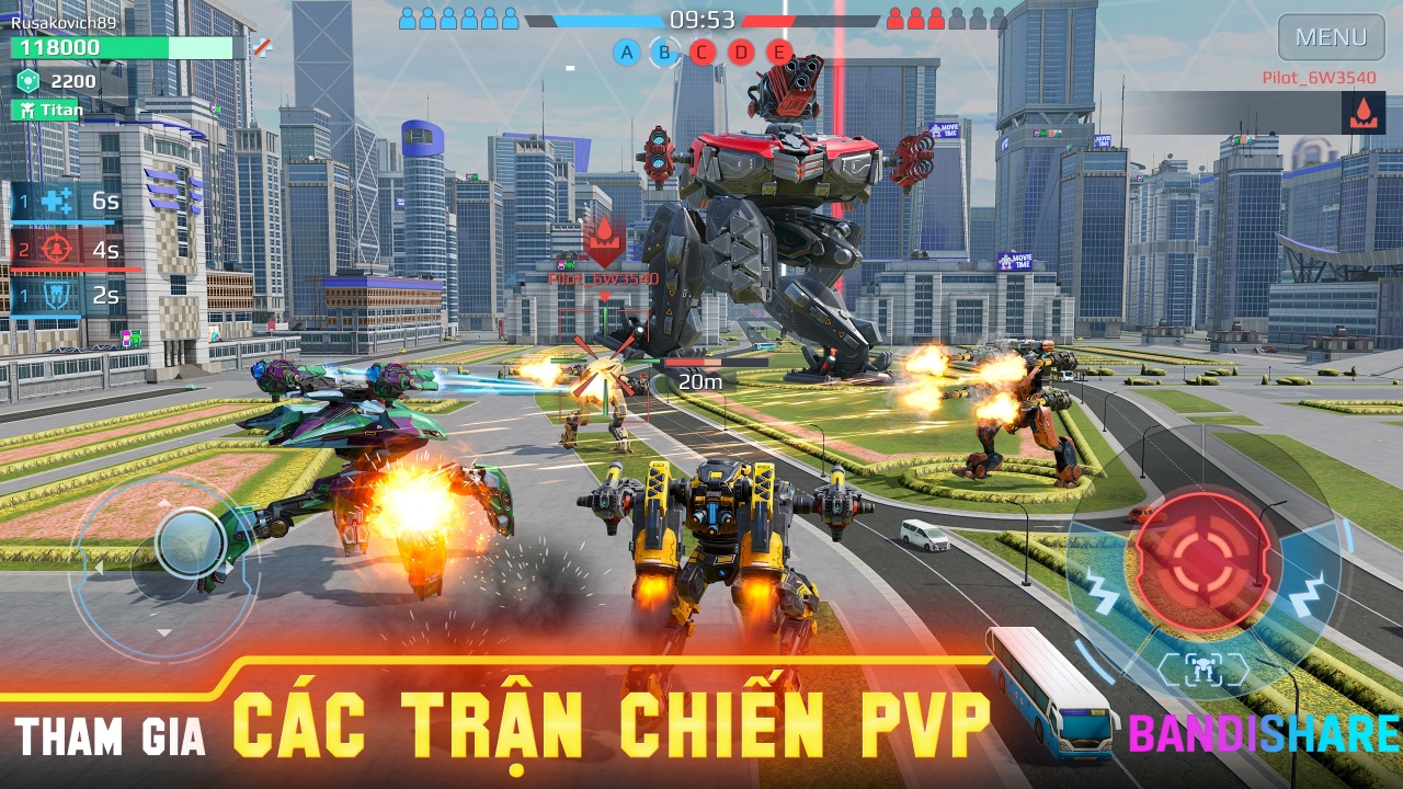 Tải Hack War Robot Mod Apk (Full Vàng, Vô Hạn Tiền) v12.0.2 Nhịp độ chiến trận mãn nhãn và không khoan nhượng