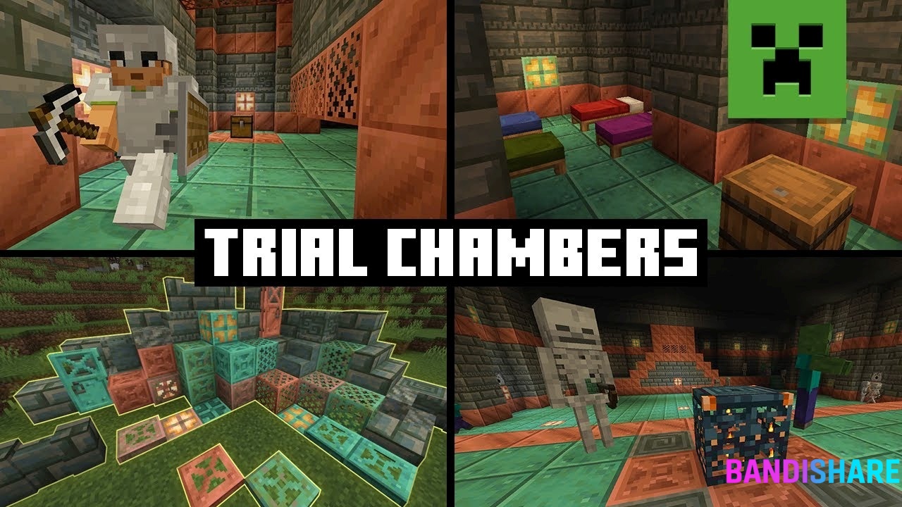 Tải Minecraft 1.21.1 APK Tiếng Việt Miễn Phí Cho Android Trial Chambers – Cấu Trúc Thử Thách Thế Hệ Mới