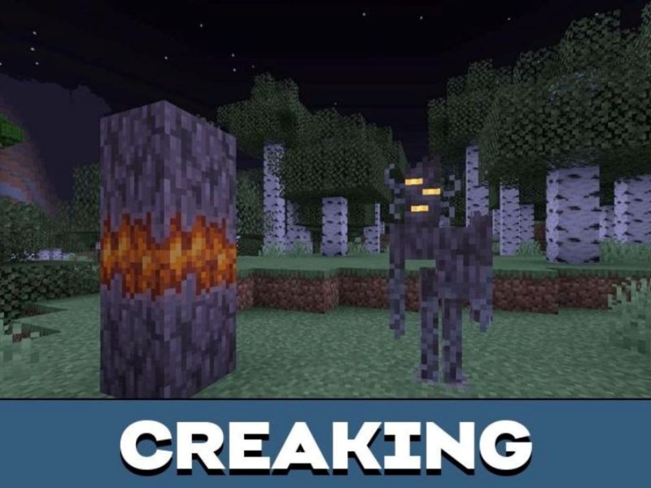 Tải Minecraft 1.21.51 APK Tiếng Việt Phiên Bản Mới Nhất Cho Android Ban đêm xuất hiện quái vật Creaking