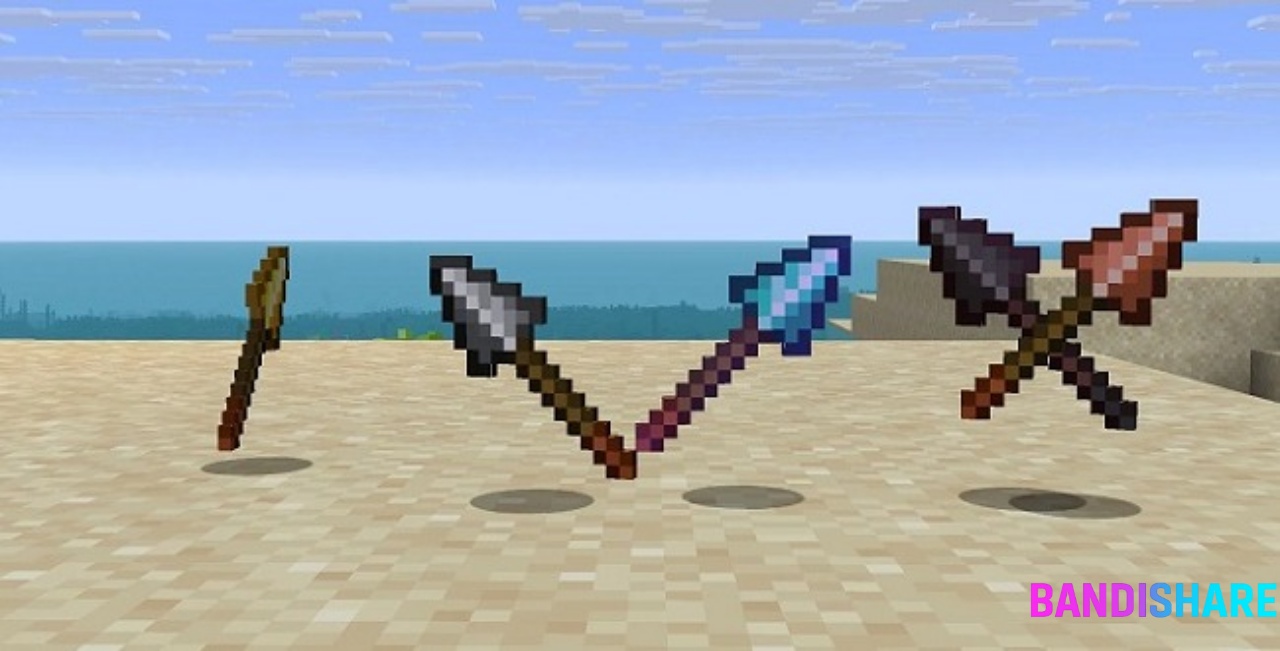 Tải Minecraft PE 1.21.130 APK Tiếng Việt Mới Nhất Dành Cho Android Vũ Khí Giáo Mới: Tấn Công Chính Xác Với Jab Và Charge