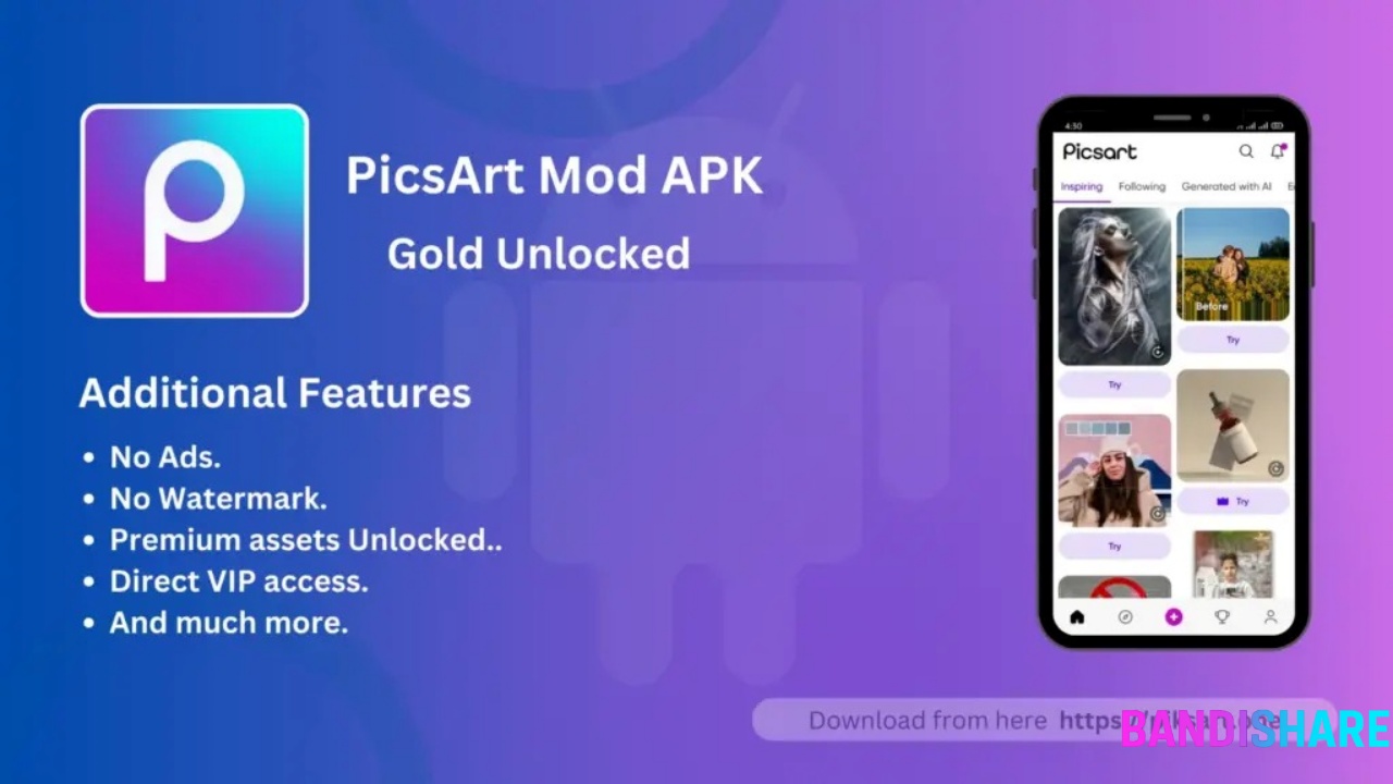 Tải PicsArt Theartpics Mod Apk (Unlocked Premium) v30.0.2 Miễn Phí Điểm Nổi Bật Độc Đáo Của PicsArt Theartpics Mod Apk