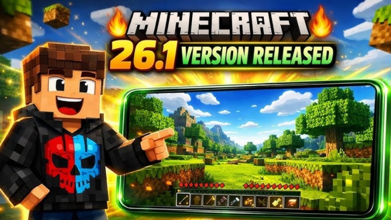 Tải Minecraft 26.1 (1.26.1) APK Tiếng Việt Miễn Phí Cho Android minecraft-26-1-01