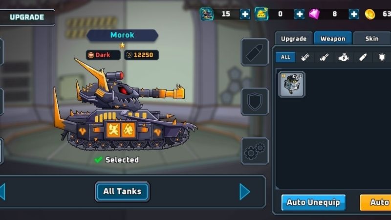 Tải Tank Arena Steel Battle Hack (Vô Hạn Tiền, Kim Cương) v2.1.2 Tùy Chỉnh Và Nâng Cấp Xe Tăng Theo Chiến Thuật Riêng Trong Tank Arena Steel Battle Hack