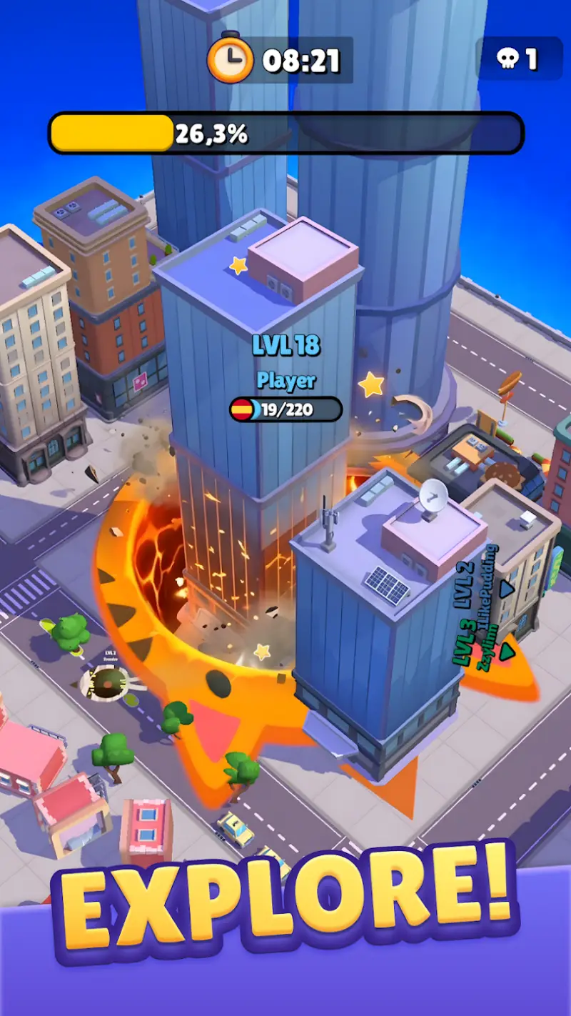 Tải Hole.io MOD APK v2.44.10 (Mở Khoá, Vô Hạn Tiền) Hole io MOD APK