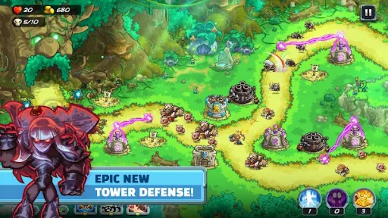 Tải Kingdom Rush 5 MOD APK (Vô Hạn Kim Cương, Mua Sắm) v7.00.62 Câu chuyện về liên minh mới